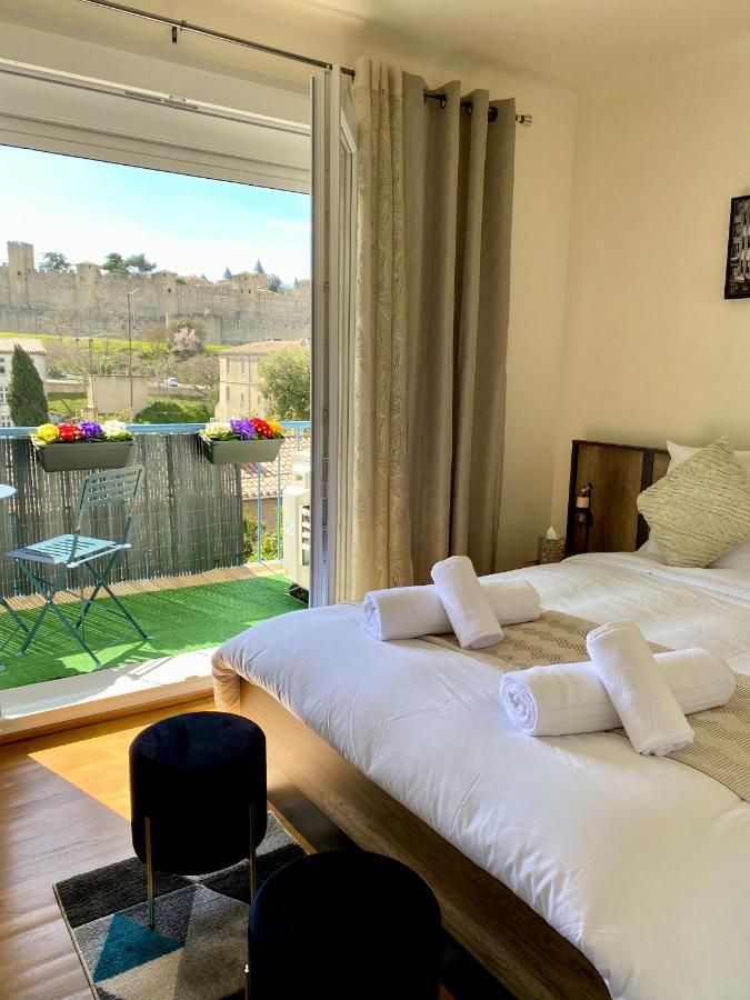 Maison Face A La Cite Carcassonne Dış mekan fotoğraf